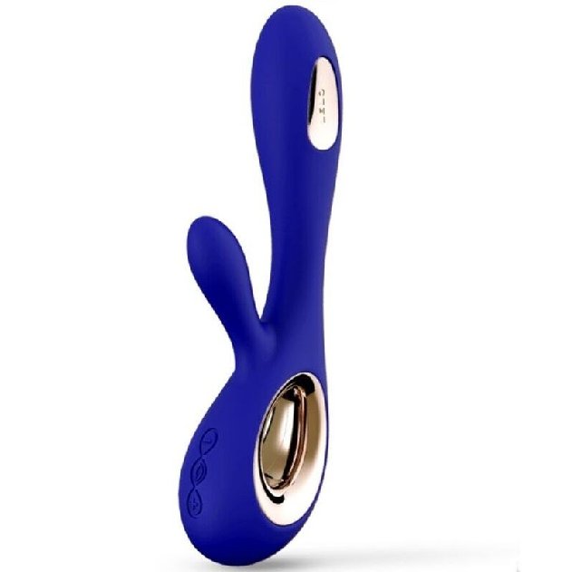LELO Vibrador Rabbit Soraya Wave Azul Meia-Noite