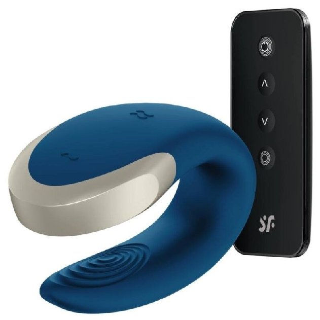 Satisfyer Double Love Vibrador de Casal de Luxo Azul