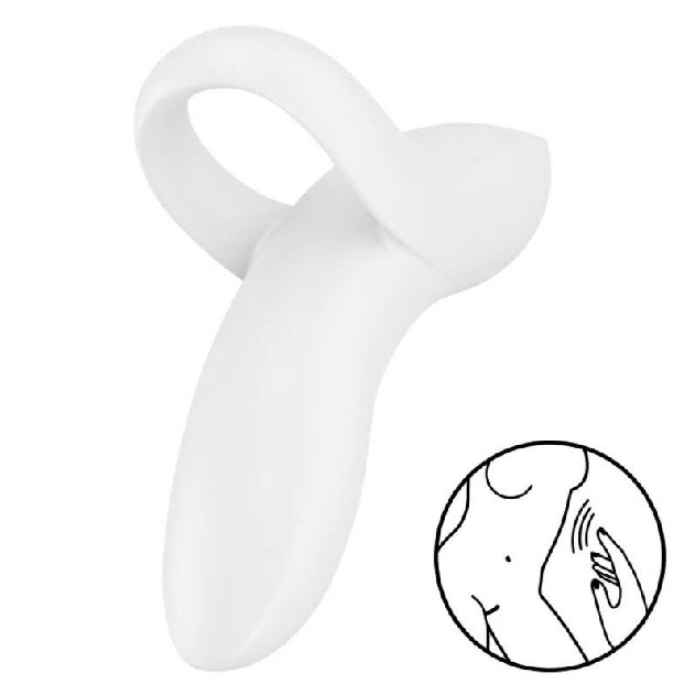 Satisfyer Bold Lover Vibrador de Dedo Branco