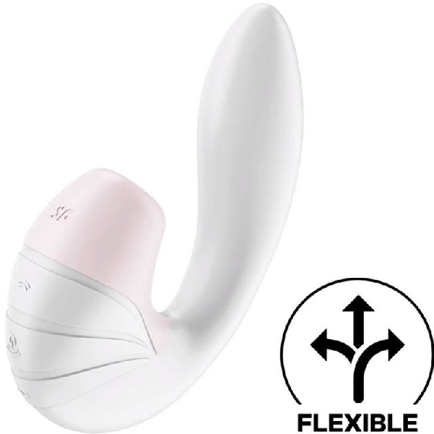 Satisfyer Supernova Estimulador de Ar Pulsado e Vibração Branco