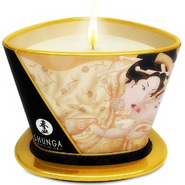 Shunga Mini Caress by Candelight Vela de Massagem de Baunilha 170 ML