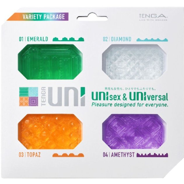 Tenga Uni Variedade Masturbador Dedal Pack 4 Unidades