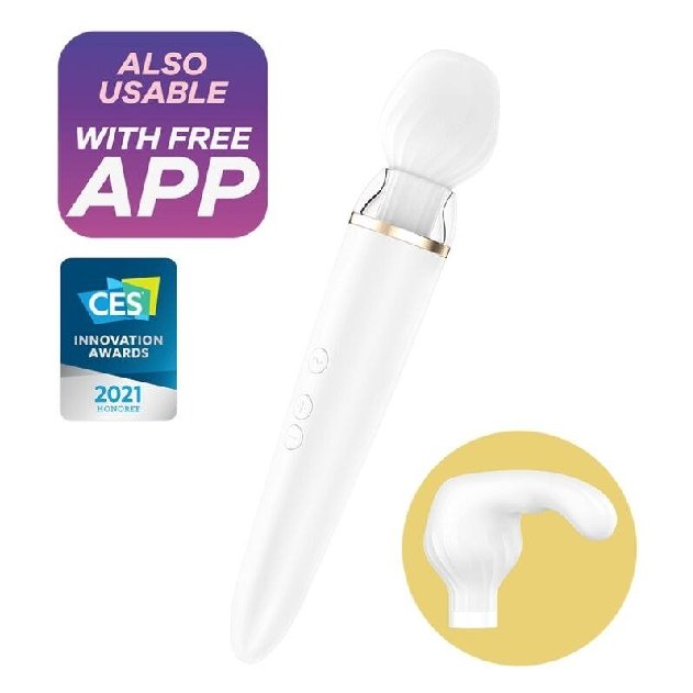 Satisfyer Double Wander APP Branco