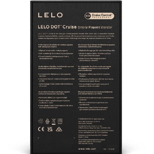 LELO Dot Cruise Estimulador Clitoridiano Amarelo