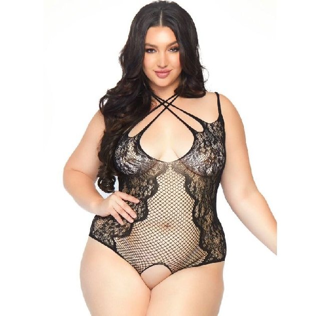 Leg Avenue Body com Abertura 1X-2X