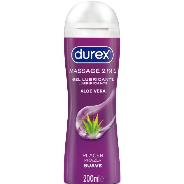 Durex Soft Aloe Vera Gel Lubrificante de Massagem 200 ML