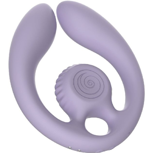 Snail Vibe Gizi Duo Estimulador para Casais com Comando Lilás