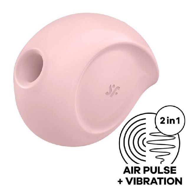 Satisfyer Sugar Rush Estimulador de Pulsação de Ar e Vibrador Rosa